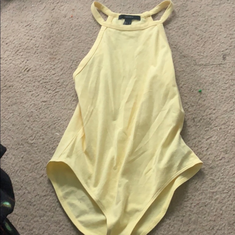yellow jumpsuit